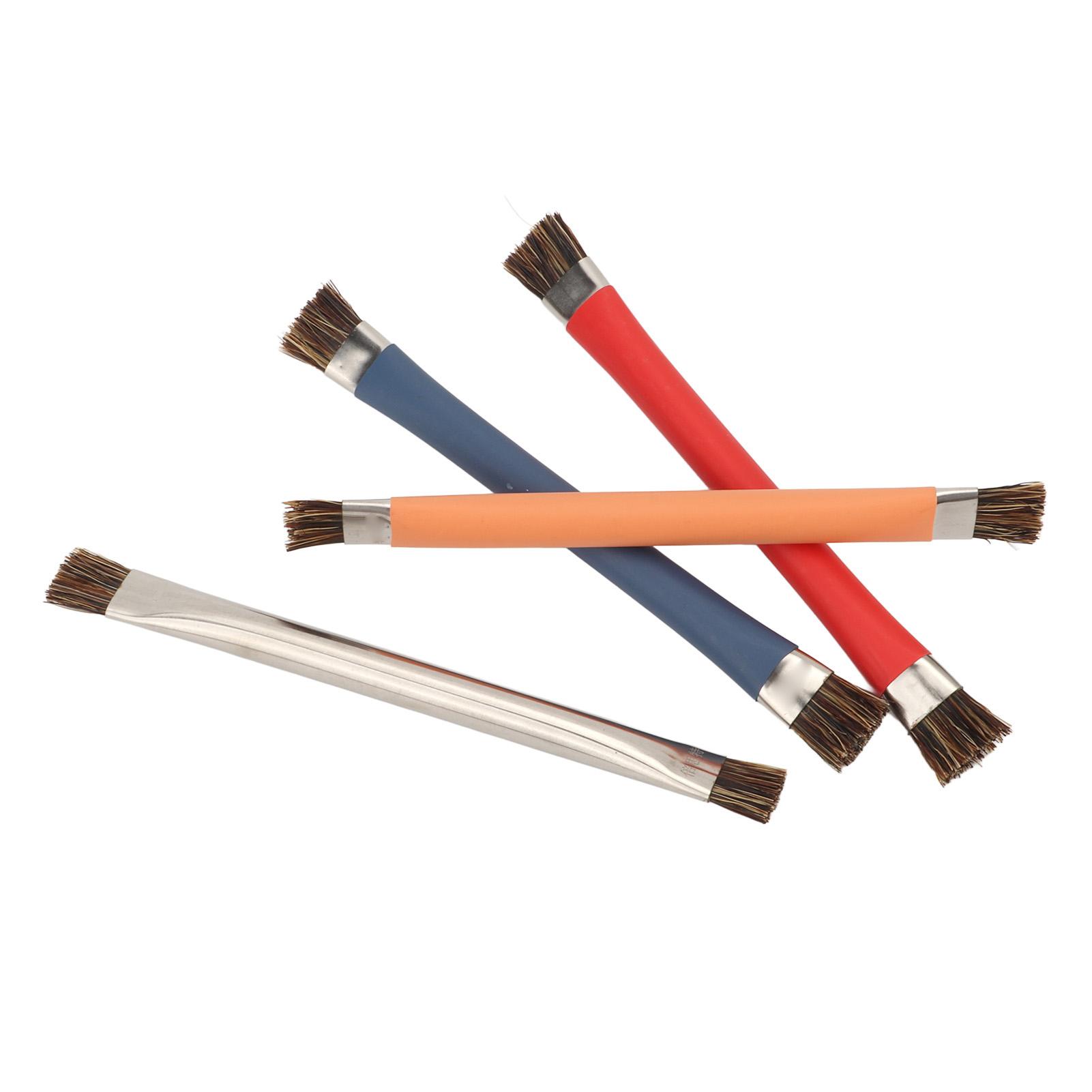 

4 шт. Антистатическая щетка Двусторонняя Очиститель для электроники Набор для чистки Комплект для чипа Камеры