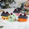 3D Christmas House Silicone Mold Snowhouse Home Desktop Decoration DIY Candle Aromatherapy Cake Topper Epoxy Resin Mold