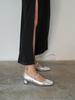 Blanc Sur Blanc Julia Two-Way Pumps Silver