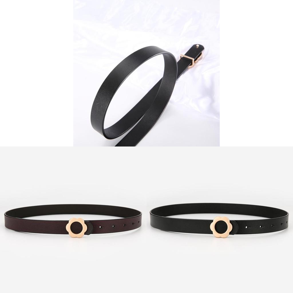 Genuine Leather Floral Waist Belt For Women With Slimming Design For Dresses And Sweaters