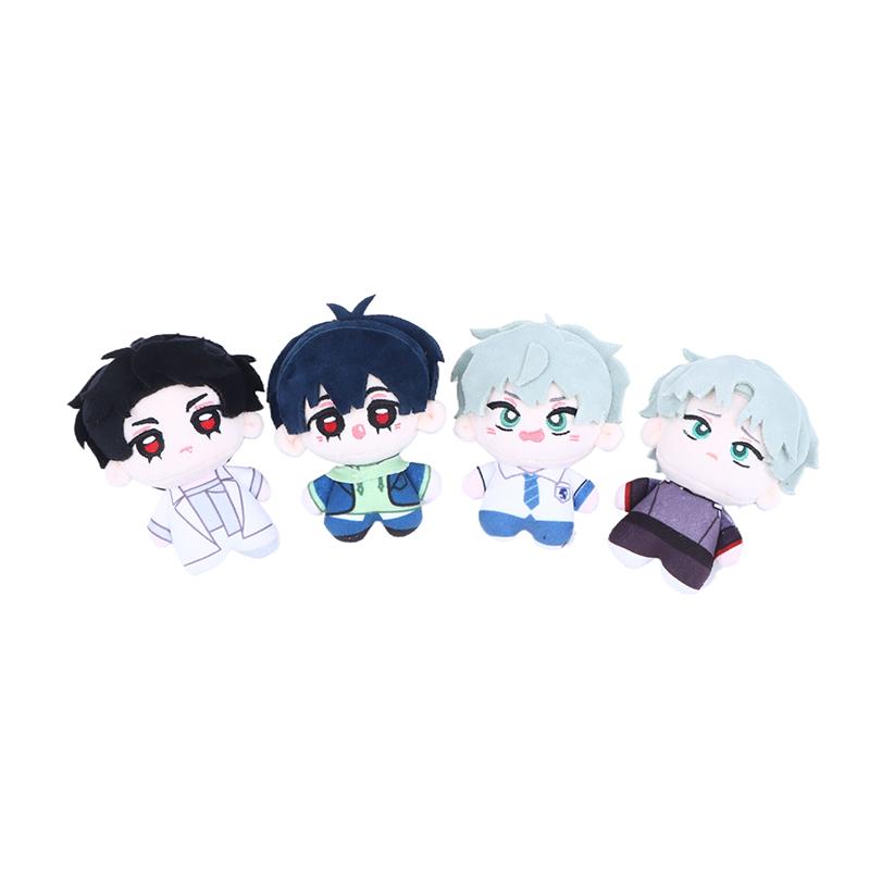 1/5/6Pcs Anime Peripheral Alien Stage Plush Starfish Body Desk Toys Keychain Plush Couple Keyrings Bag Pendants Fans Gift