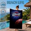 Football Cavaliers Logo Beach Towel, Microfiber Beach Towel, Perfect For Pool, Beach, Travel, Home Decor Beach Party Fan Gifts