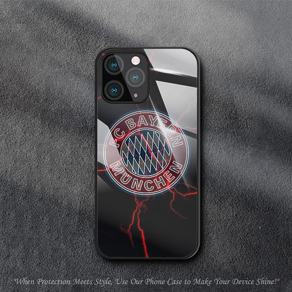 FC Bayern München Hülle für iPhone Samsung Galaxy Redmi Note S 17 16 15 14 13 20 24 25 54 Pro Max Ultra Fe Air Gehärtetes Glas Abdeckung