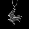 Gothic Bat Pendant Necklace Elegant Alloy Jewelry Unique Gothic Bat Necklace For Unique Style And Special Occasions