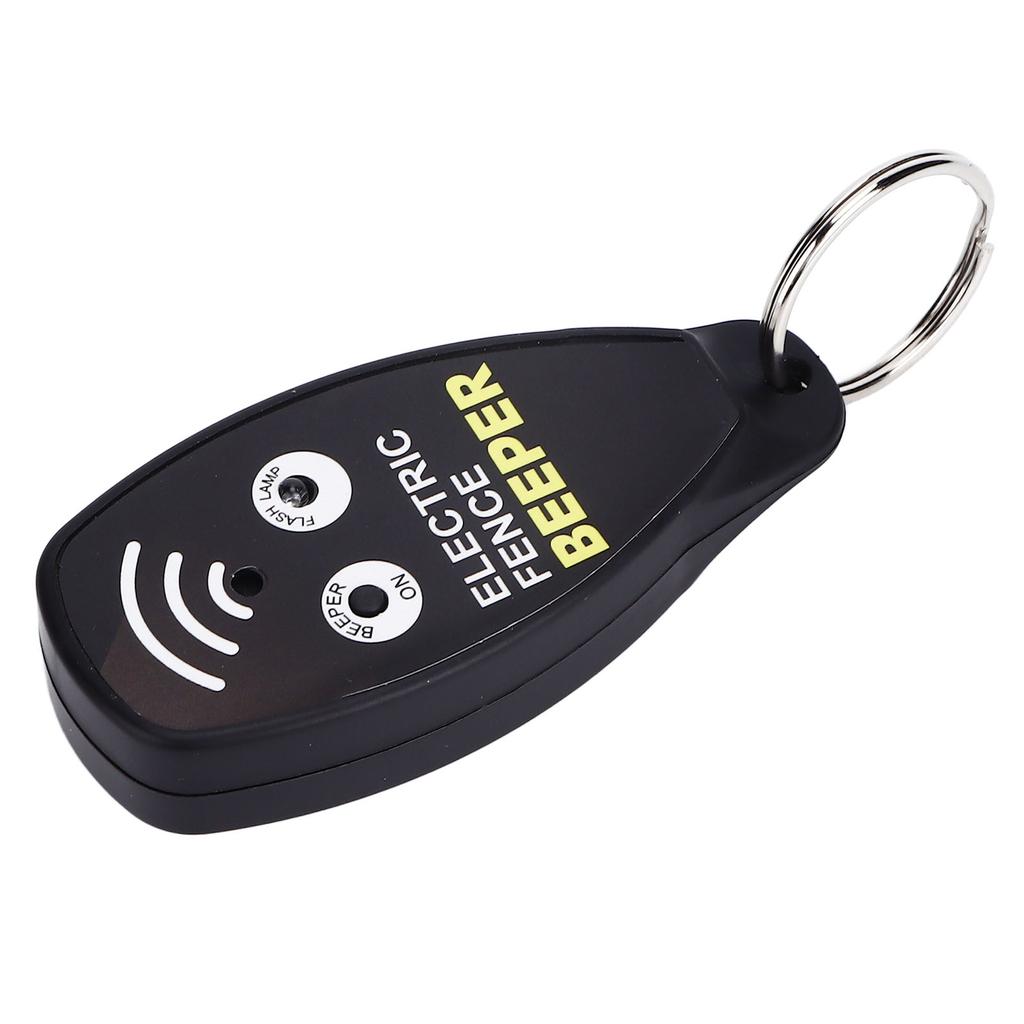 Electric Fence Beeper Portable Fence Voltage Tester Gardening Tool with Red Light for Farms