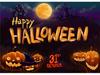 Happy Halloween Modern Canvas Wall Art for Bedroom & Living Room