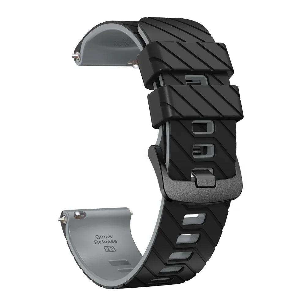 For Garmin Forerunner 265 255 Music 965 745 Silicone Watch Strap For Garmin Vivoactive 4 Venu 2 Venu 3 Smart Watchband Accessory