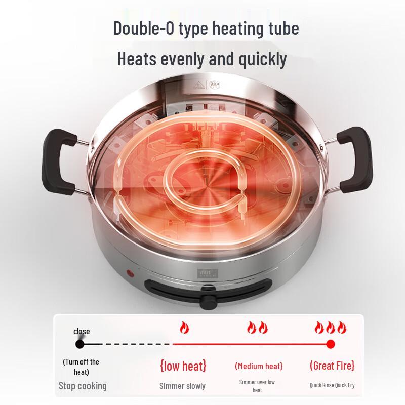 Liven 304 Stainless Steel Electric Griddle & Pancake Maker CN Plug (adapter Included)