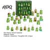Christmas Advent Calendar 2026 Frog Calendar 24 Day Countdown Box with Desktop Ornament Sets Faux Crystal Ornaments Festive Tree Hanging Decor,