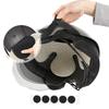 Motorcycle Helmet Liner Pad - Bio-Based Inner Cap Accessory, Universal Fit, Non-Hair Pressing.