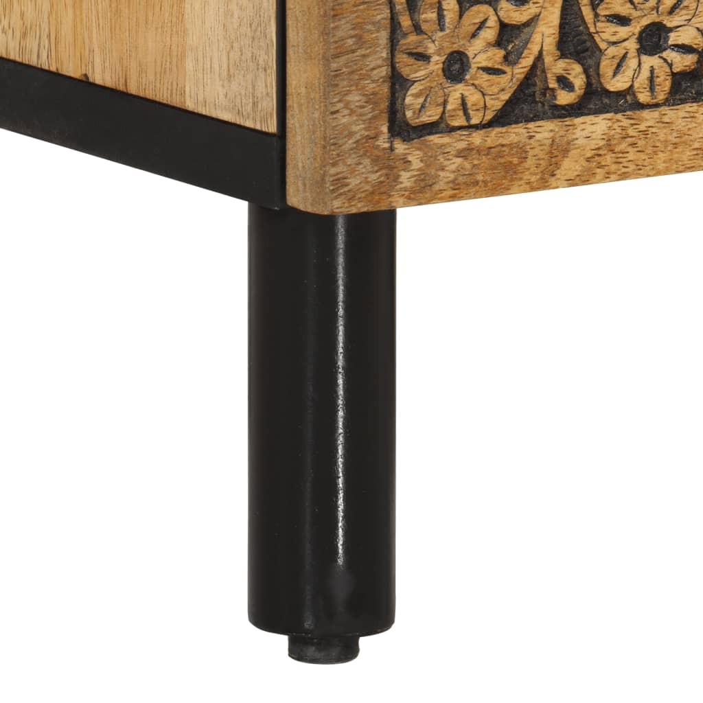 TV Cabinet 100 x 33 x 46 cm Solid Mango Wood