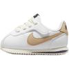 Cortez Easy-On Comfortable Soft Non-Slip Durable Low-Top Walking Shoes Baby Shoes White Platinum DM0952-109