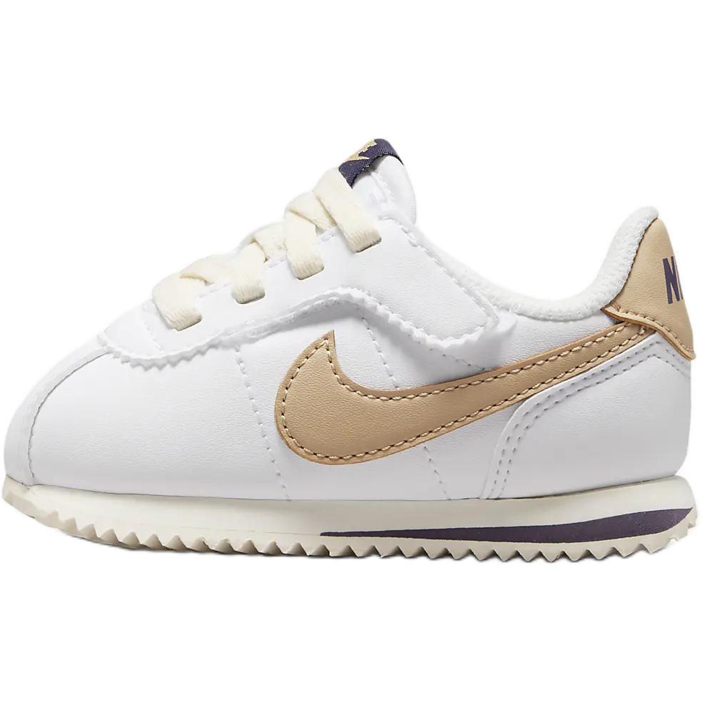 Nike Cortez Easy-On Comfortable Soft Non-Slip Durable Low-Top Walking Shoes Baby Shoes White Platinum DM0952-109