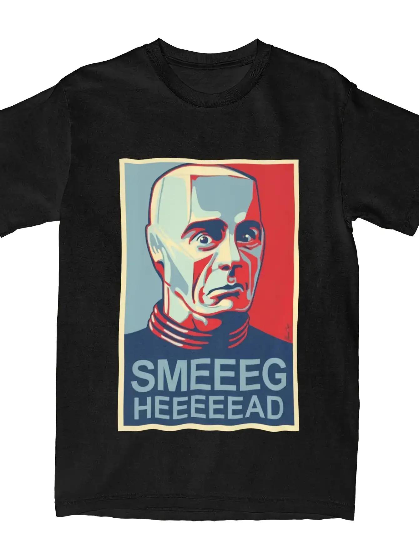 Men S Red Dwarf KRYTEN Graphic T-Shirt Featuring a Smig Head And Smig Text XXXL