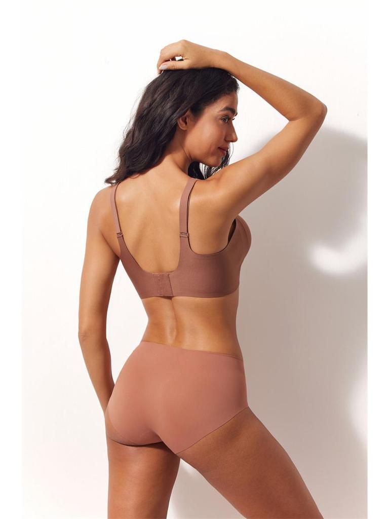 Cross-Border Plus Size Seamless Women's Bra: Anti-Sagging, Breathable, Wire-Free, Thin Cup with Support