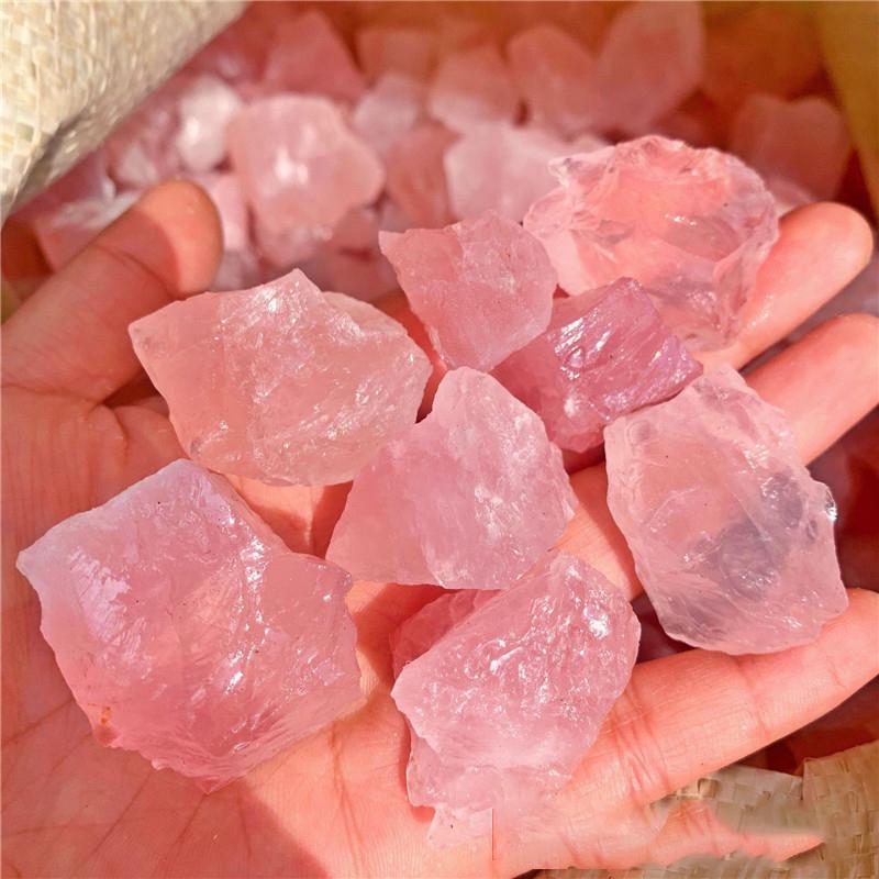 Raw Stone Crystal Set 1.6-2.4" Natural Stone Rock Minerals Specimens Collection Amethyst White Crystal Cave Green Fluorite