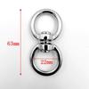 3pcs Silver Rotating Buckle Ring Metal DIY Jewelry Pendant Connecting Ring  DIY Jewelry Accessories