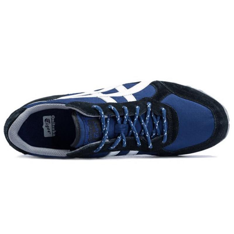 Onitsuka Tiger Colorado Eighty Five Running Shoes Unisex Low top Black/Blue/White Sneakers D7K3N-4901