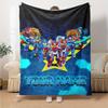Name Custom Mega man Print Flannel Blanket High Quality Warm Comfortable Cover for All Seasons Perfect for Gifts Home Decor