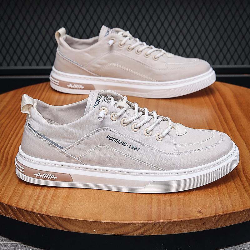 Fashion Sneakers Men Canvas Casual Shoes Breathable Walking Flats Spring Autumn Light Comforable Man Vulcanized Shoes Zapatos De Hombre