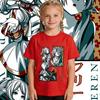 Frieren Beyond Journeys End Frieren Anime Print Cotton T Shirt for Boys and Girls Short Sleeve Kids Casual Tee Daily Wear