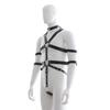 Gay Rave Harness Man Pu Leather  Bondage Strap Chest Restraint Kit Sex Lingerie Adjustable Cosplay Sex Toys Sex Toys For Men