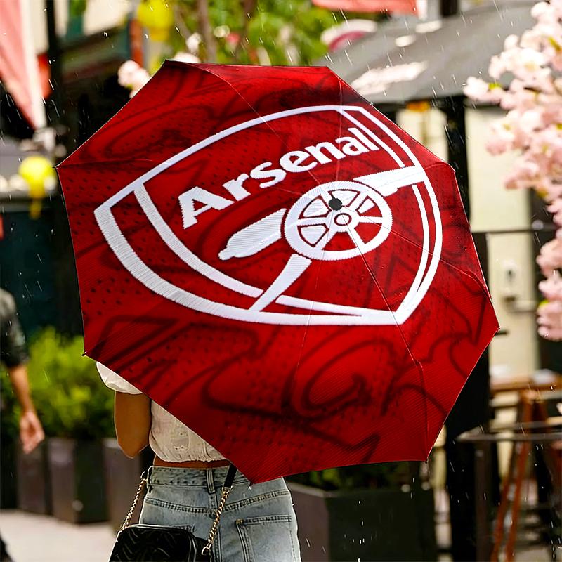 Football team.C Print Umbrella Automatic Opening/ Closing - Portable Foldable Design - Daily Use for Travel/Outdoor - Gift for Birthday