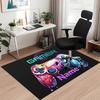 Custom Name Game Controller Printed Carpet, for Office Chair Living Room Bedroom Kitchen Room Decor Gifts.