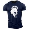 Męski T-shirt Wojownik Spartan 3d Nadruk Oversize T-shirt Lato Okrągły Dekolt Krótki Rękaw Wysokiej Jakości Odzież Luźny Oddychający Top