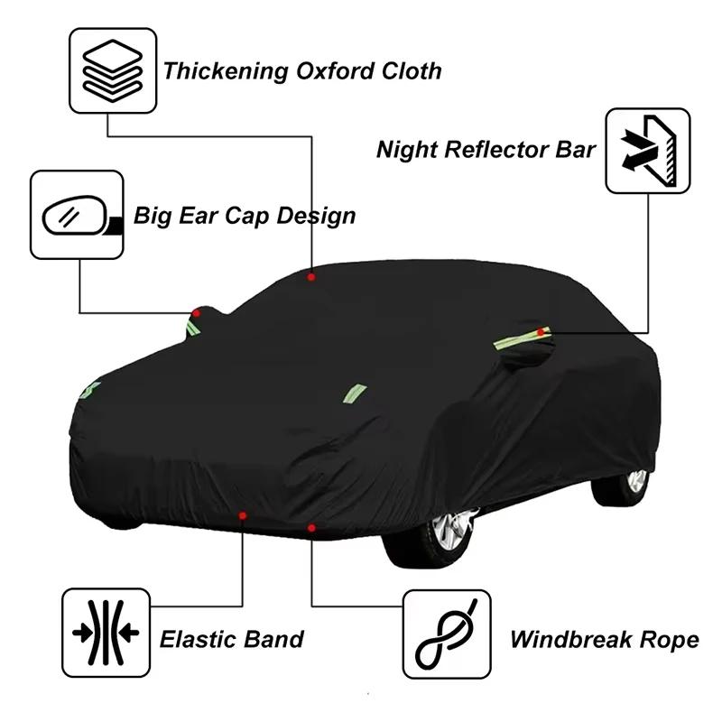 Full Car Cover for Aston Martin DB12 Outdoor Use - Waterproof Snowproof Sunshade, Winter & Summer Auto Protection Accessories