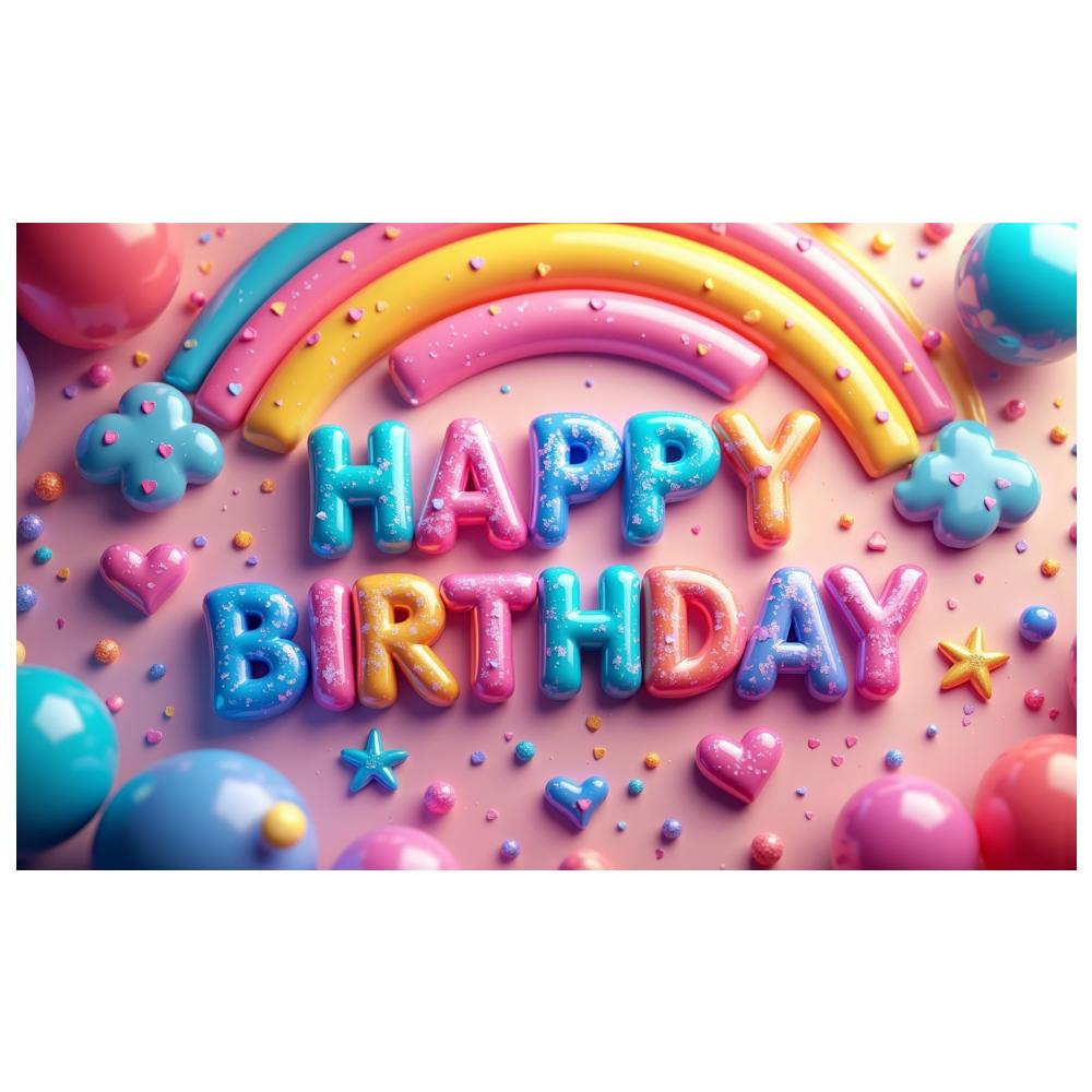 Colorful   Event background   Durable   Backdrop   Indoor   Birthday banner   Lightweight   Kids decoration   for Photo shoot