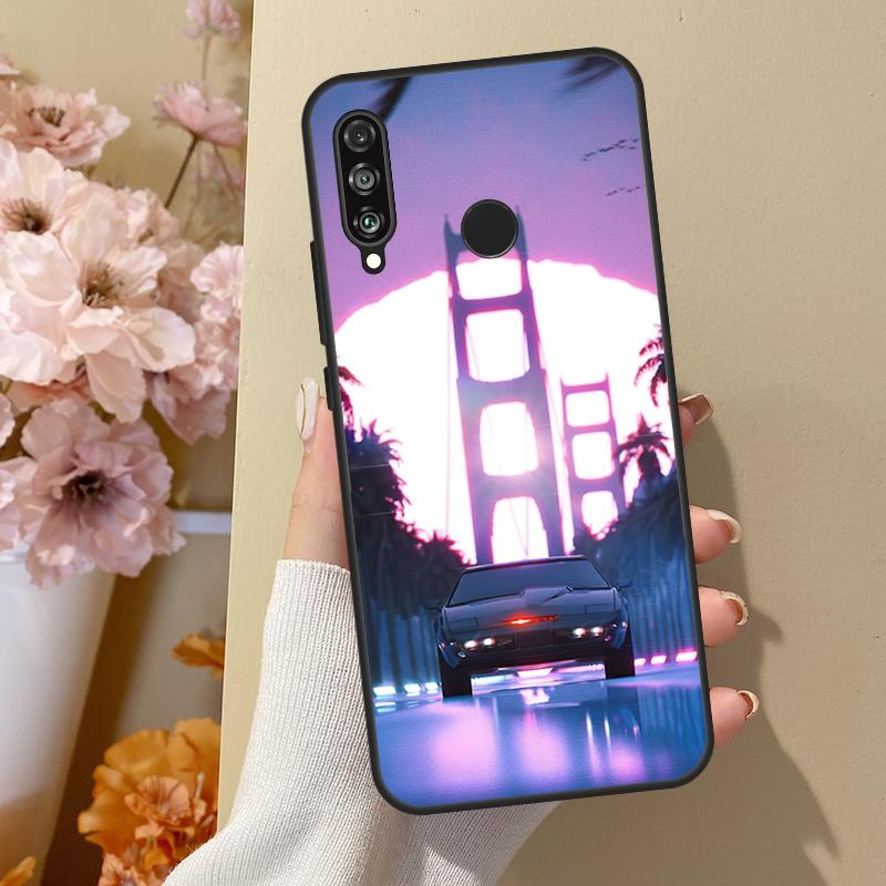 Knight Rider KITT Car Case For Huawei P30 Pro P50 P20 P40 Lite Nova 5T P Smart 2019 2021 Cover For Honor 50 Lite