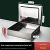 Sajiao 304 Stainless Steel 9-Grid Seasoning Box