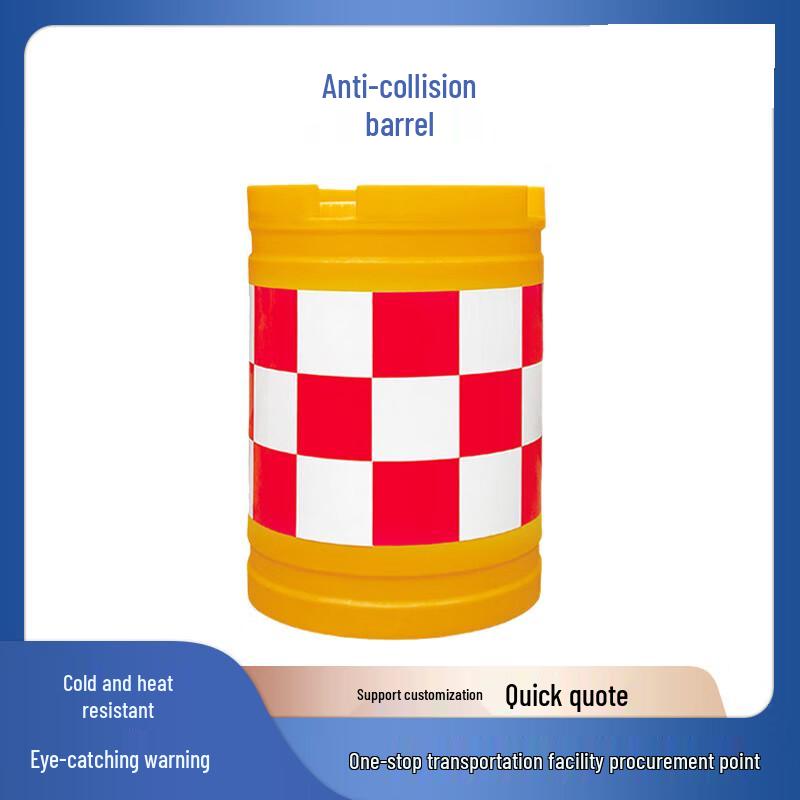 Plastic Road Safety Collision Avoidance Barrier Barrel
