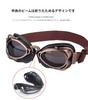 [TAKEY] Motorcycle Goggles Retro Vintage Riding Eyewear Sun Windproof Goggles Motorcycle Glasses Cafe Racer