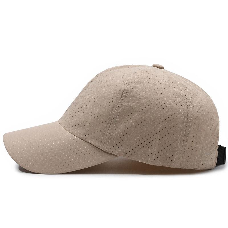 Elastic Band Adjustable Quick-drying Hats for Men and Women Thin Breathable Mesh Glossy Baseball Hats