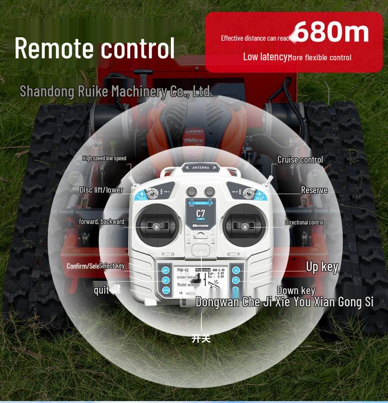 Australian Agricultural Remote Control Mower: Intelligent Weeding & Land Reclamation Robot
