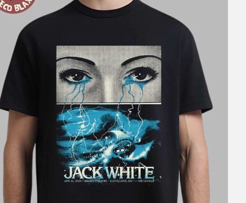 Jack White 2025 For Show At Agora Theatre On April 16 2025 Unisex T-Shirt