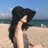Spring and Summer UV Vinyl Empty Top Sunscreen Hat Women's UV Protection Face Cover Sun Hat Children's Summer Big Edge Sun Hat