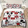 3pcs Funny Mickey Print Cover Set Ultra Soft, Breathable, and Comfortable Bedding with Stylish Design for Bedroom and Guest Room Decor 1 Cov