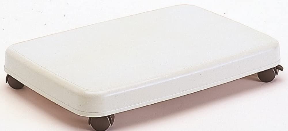 

Sanko Plastic Rakugoro L Hand Wide x Deep x Made in with Indoor Hand Casters with Stoppers Truck, White, 41.2cm 28.2cm 6.8cm High, Japan, Anti-Slip белый