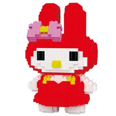 Sweet Chestnut-Nano Block-Ribbon Cat CK My Melody Sanrio Block Sanrio, Mixed Colors Korean Popular Toys
