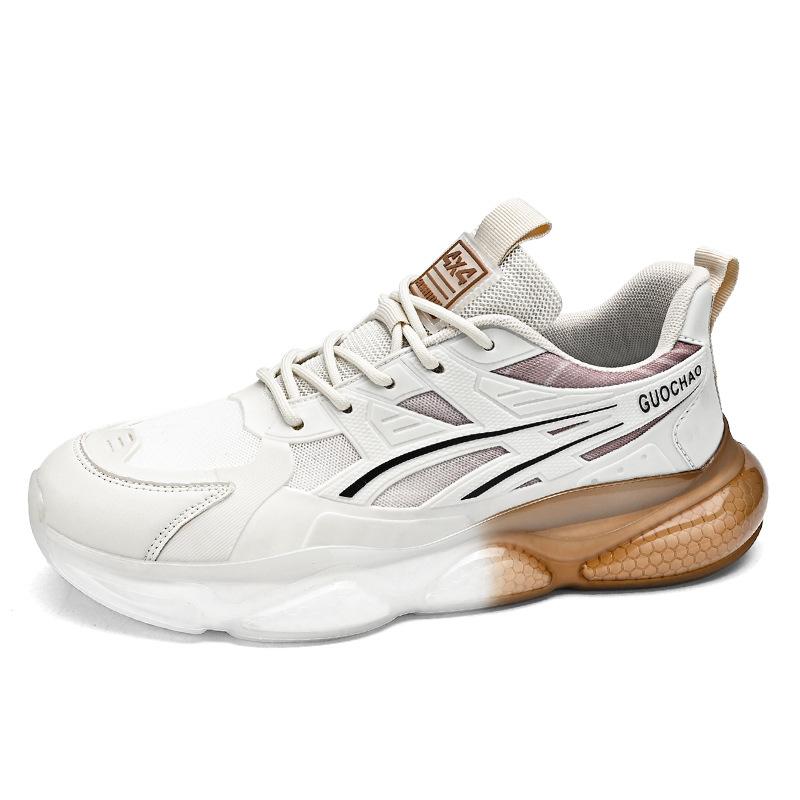 

Сетчатые кроссовки мужские 2024 новые летние дышащие повседневные кроссовки нескользящие, амортизирующие и износостойкие мужские модные туфли 45