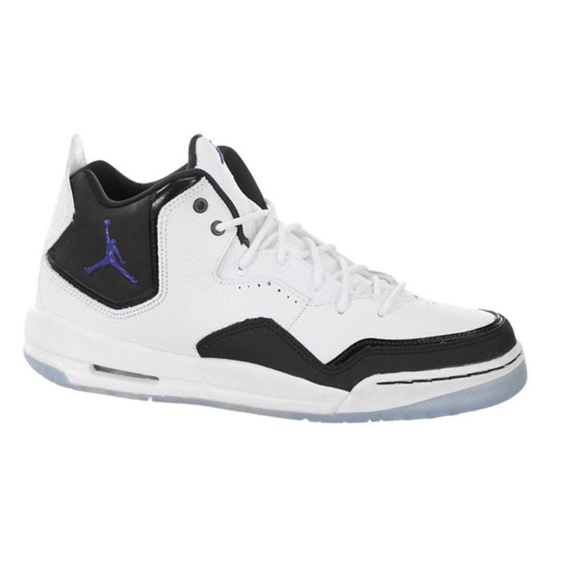 Air Jordan Courtside 23 Grade School 'White Dark Concord' (Unisex) White / Dark Concord / Black Vintage Basketball Shoes AR1002 104