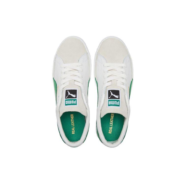 Puma Basket Vintage White Amazon Green Unisex Sneakers 374922-05
