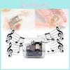 Acrylic Hand Crank Music Box Craft Diy Toy For Creative Gift Giving Students