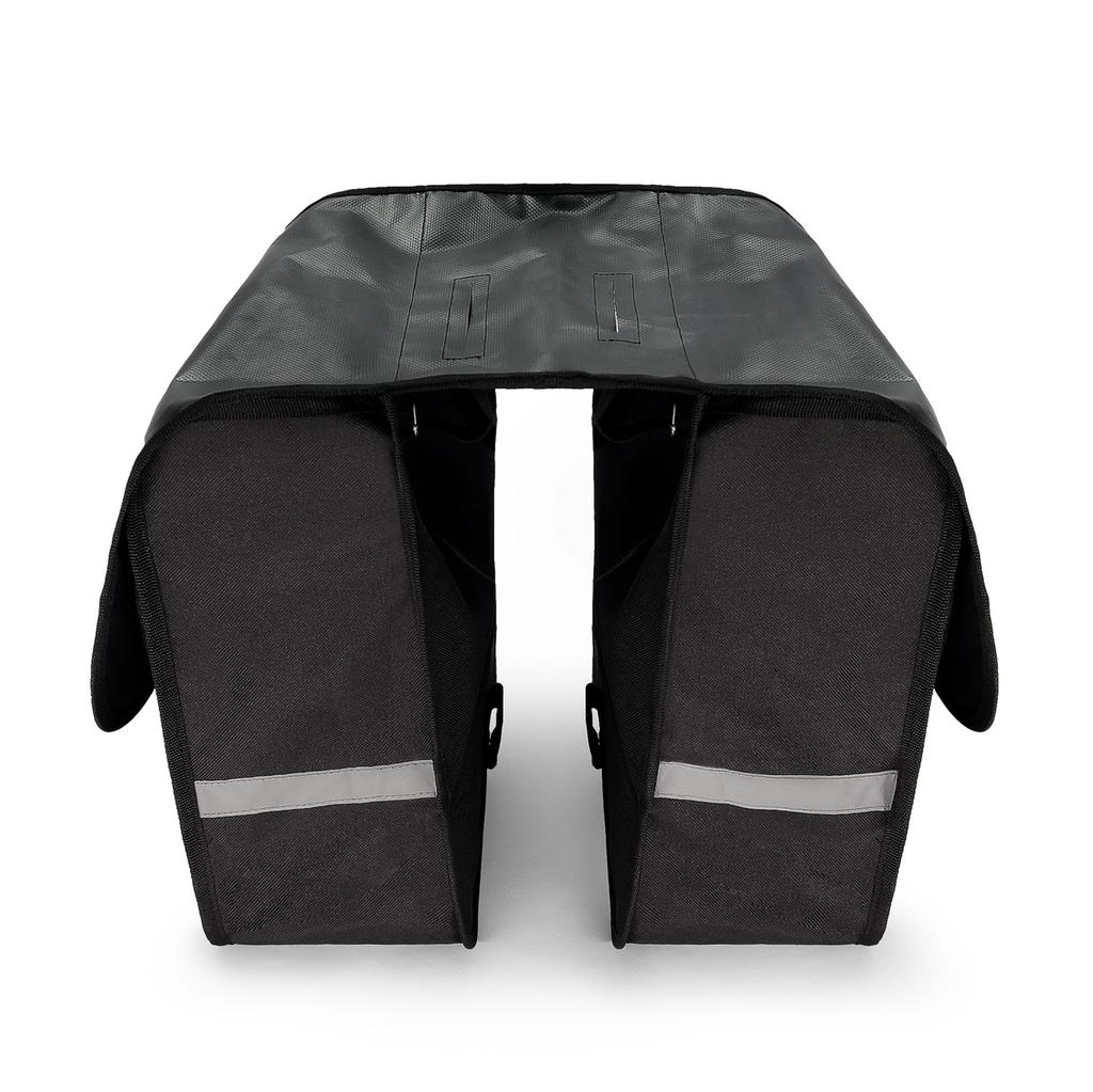 Wozinsky Sakwa Rowerowa Na Bagażnik Podwójna 28 L Czarna (Wbb34Bk)