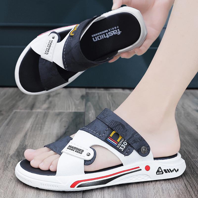 Men Sandals Soft Comfortable Non-Slip Men Shoes High Quality Woven Beach Sandals Mens Gladiator Sandals Summer Casual Flat Shoes