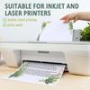 Greenery Theme Stationery Letter, 8.5 x 11 Inches, 80 Double-Sided, Pretty Printer Paper, Decorative Paper for Wedding, DIY Drawing, Thank Greeting