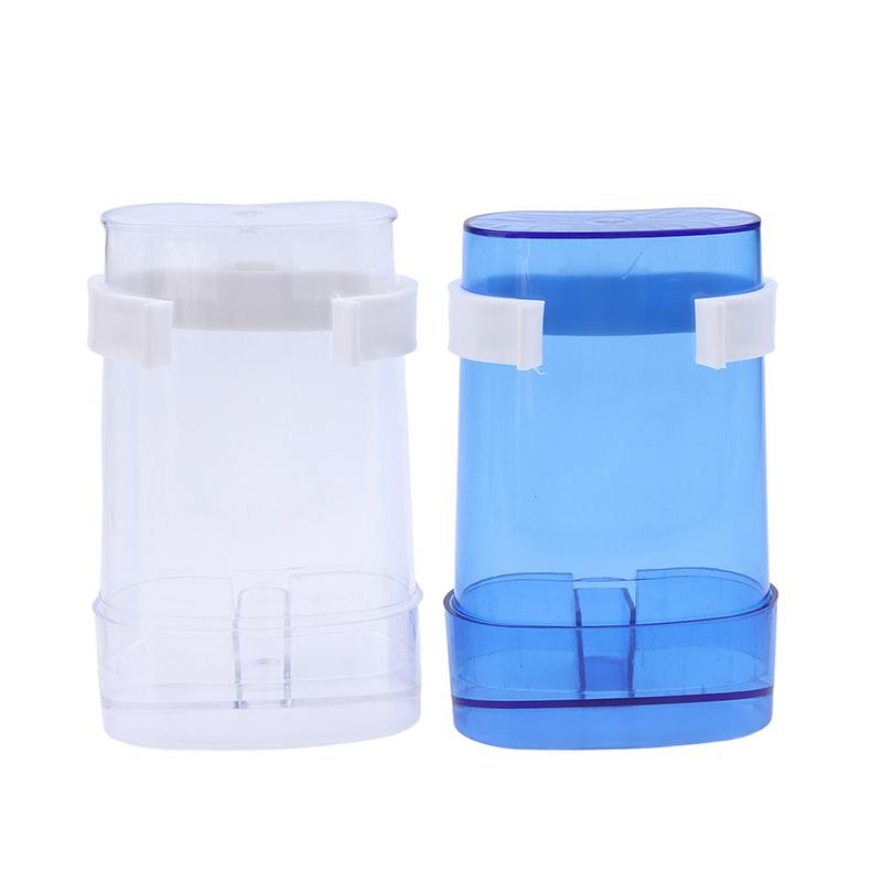 2/4Pcs Plastic Birds Water Feeders Dispenser Automatic Bird Feeder Parrot Canary Parakeet Cage Food Drinking Feeding Supplies